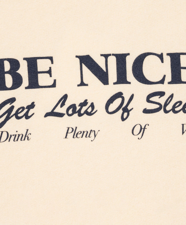 Sporty & Rich Дитячий жовтий утеплений світшот Be Nice WS07676003YE02 зображення 3