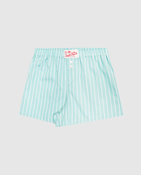 MC2 SAINT BARTH Детские зеленые шорты Boxy BXY00100898L
