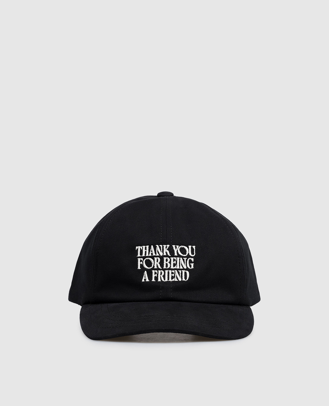 

Черная кепка с вышивкой надписи, Черный, Кепки