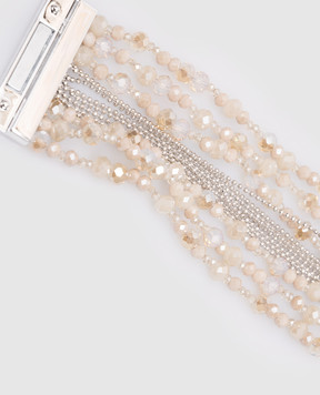 Peserico Бежевий баслет з намистинами A35508C0CC781