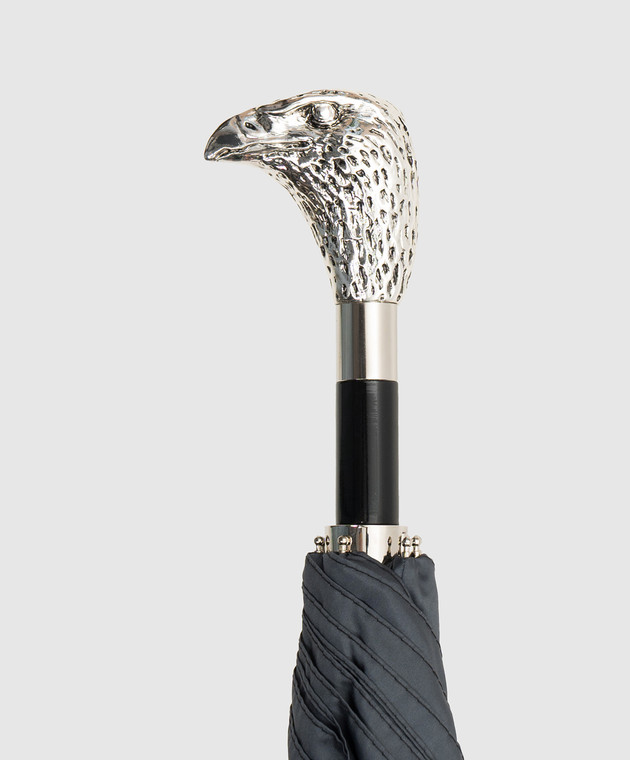 Pasotti Серый складной зонтик Silver Eagle OMITUO64SRASOSERGE11 изображение 3