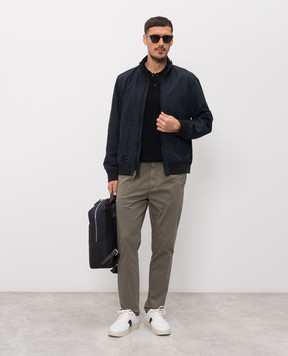 Woolrich Синя куртка з нашивкою логотипа CFWOOU2133MRUT3662