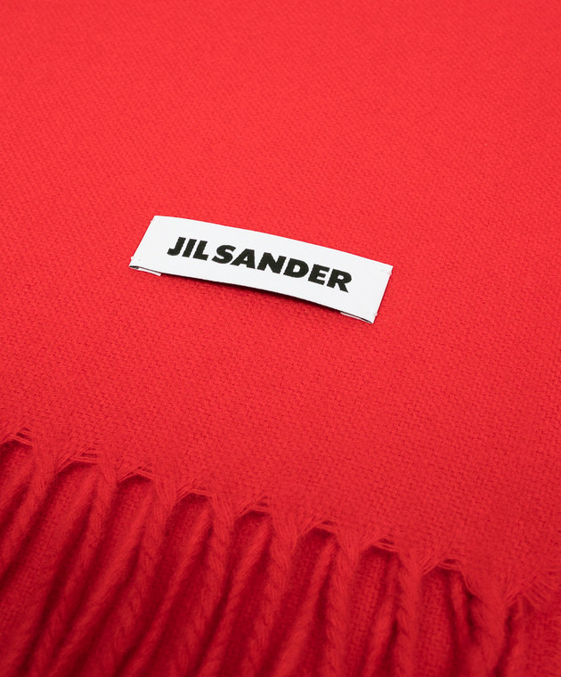 Jil Sander Красный шарф из шерсти J02TE0115J40376 изображение 3
