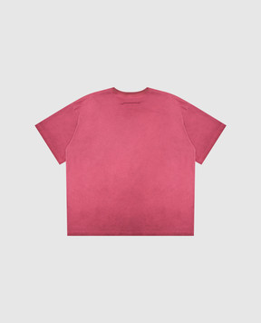 Maison Margiela MM6 Дитяча рожева футболка з принтом логотипа M61114MM08T