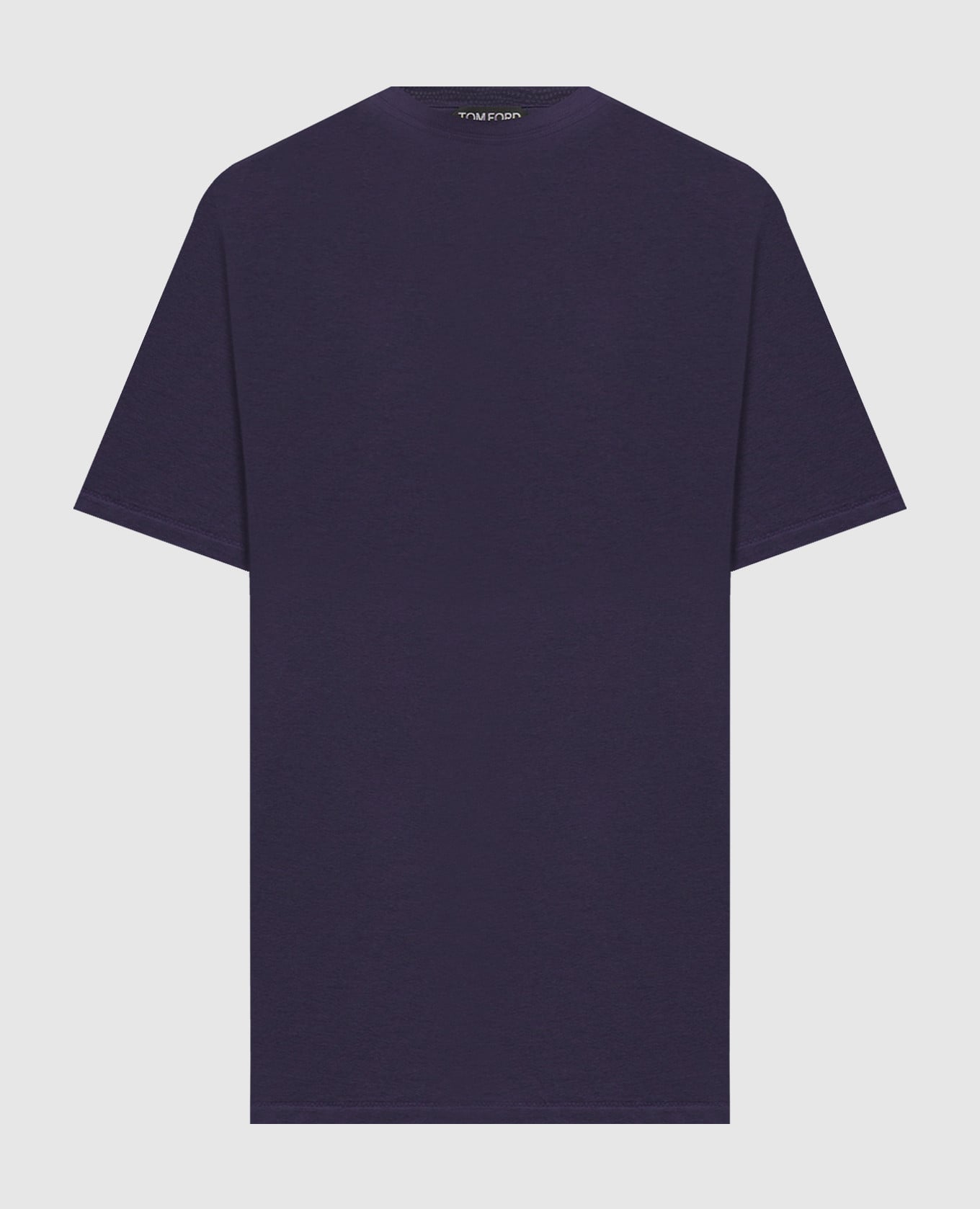 Голубая футболка с монограммой логотипа