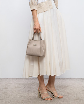 Peserico Бежевая сумка с цепочкой мониль S38378C0RCC829