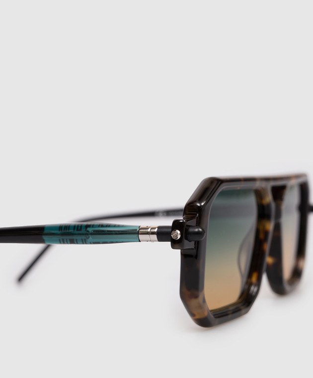 Kuboraum Коричневые солнцезащитные очки P8 KRS0P8TAR00000GO изображение 4