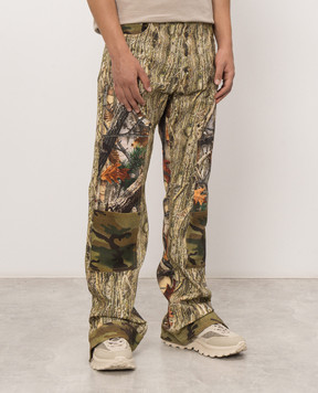 Off-White Джинсы с камуфляжным принтом 44MYA19FF26D002