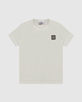 Stone Island Детская футболка с нашивкой логотипа L1S162100002S00471012