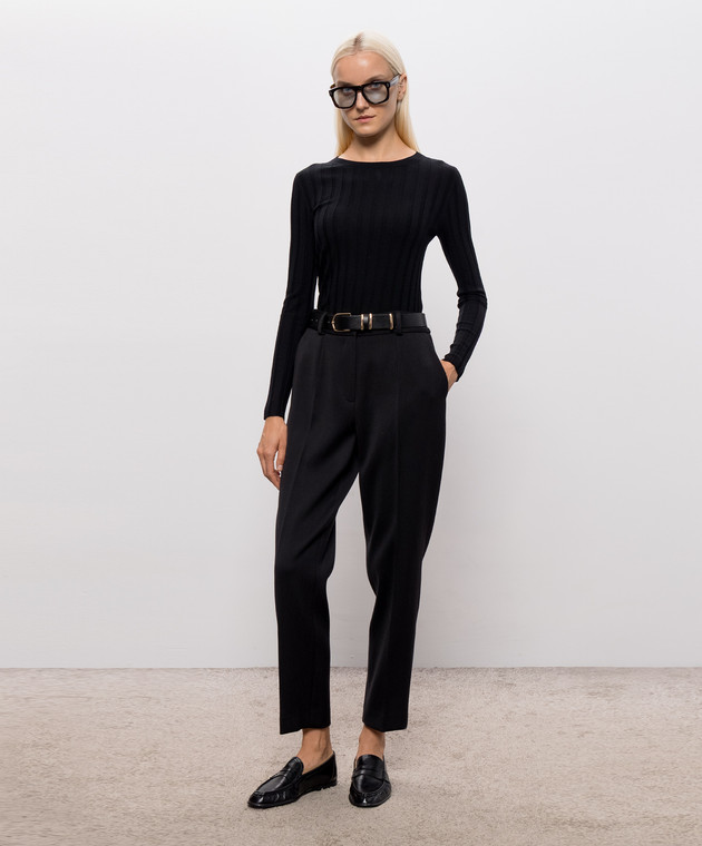 Allude Чорний джемпер з вовни 26564021 зображення 2