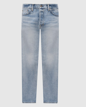 Tom Ford Блакитні джинси з патчем логотипа DPH003DMC099