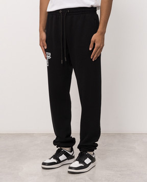 Off-White Черные спортивные брюки с принтом OFF 44MCH057F26F003