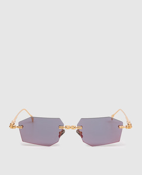 Kuboraum Золотисті сонцезахисні окуляри H63 KRSH63GD0000004R