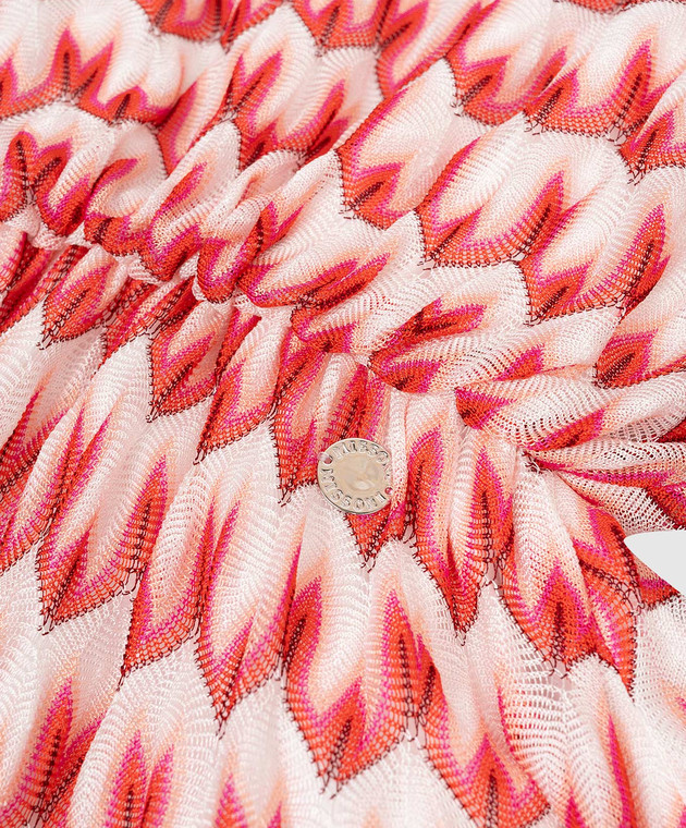 Missoni Детское розовое платье в узор MY1B81Q011612 изображение 3