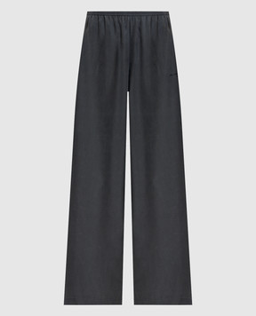 Alexander Wang Сірі спортивні штани із шовку 1WC1264966