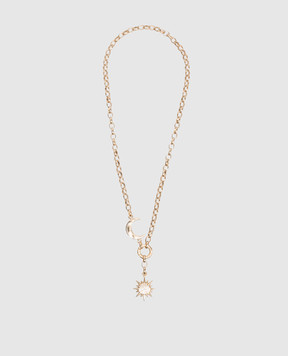 Oceanus Золотая цепочка Soluna Cosmic с подвесками SOLUNACOSMIC