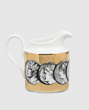 Fornasetti Біла порцеляновий кухлик для вершків Cammei P05Z500