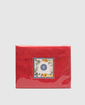 TESSITURA TOSCANA TELERIE Червоний набір зі скатертини та серветок TIZIANO з льону NT120026040047