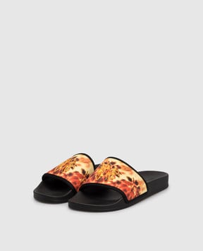 Palm Angels s Слайдеры Palm on Fire PMIC013F24MAT001