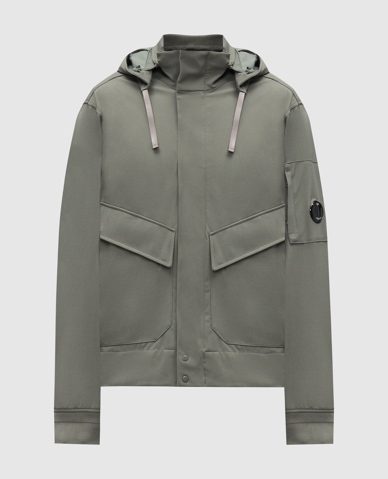 Зеленая куртка с логотипом патча