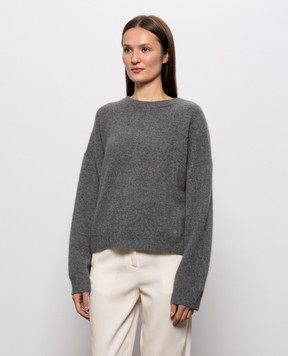 Loulou de Saison Серый свитер TRISTAN LOD из шерсти TRISTANLDS