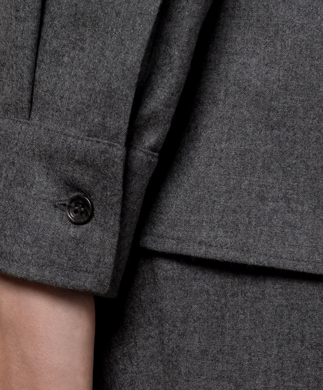 Max Mara Сіра сорочка AERE з кашеміру MXMAERE зображення 5