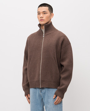 Axel Arigato Коричневий кардиган Core з вовною A2143005