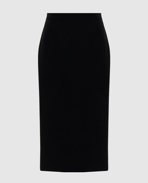 The Row Чорна спідниця Talor з вовни 10524W2893