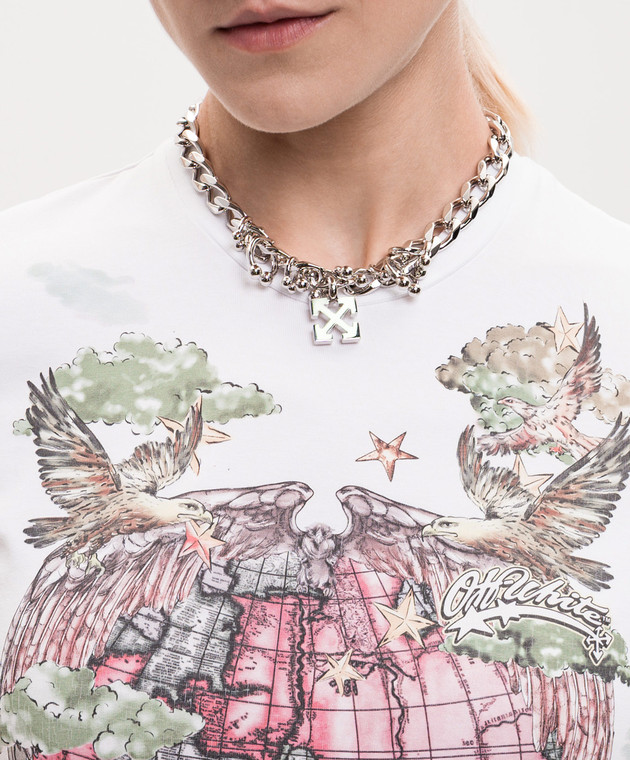 Off-White ланцюг-чокер Piercing OWOA12YS26MET001 зображення 2