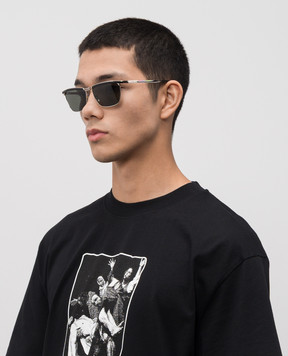 Saint Laurent Чорні сонцезахисні окуляри JOE 843043Y9969