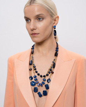 Grefi Синие серьги Brividi 17005