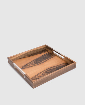 Broggi 1818 Коричневий дерев'яний піднос PiGreco 3050423848