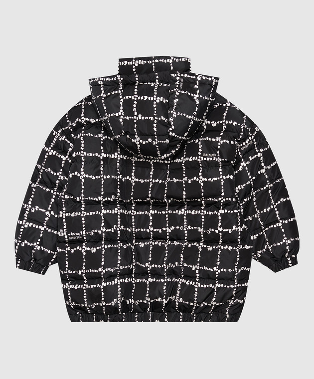 Balmain Дитячі чорні джинси BZ6L30Z37021214 зображення 2