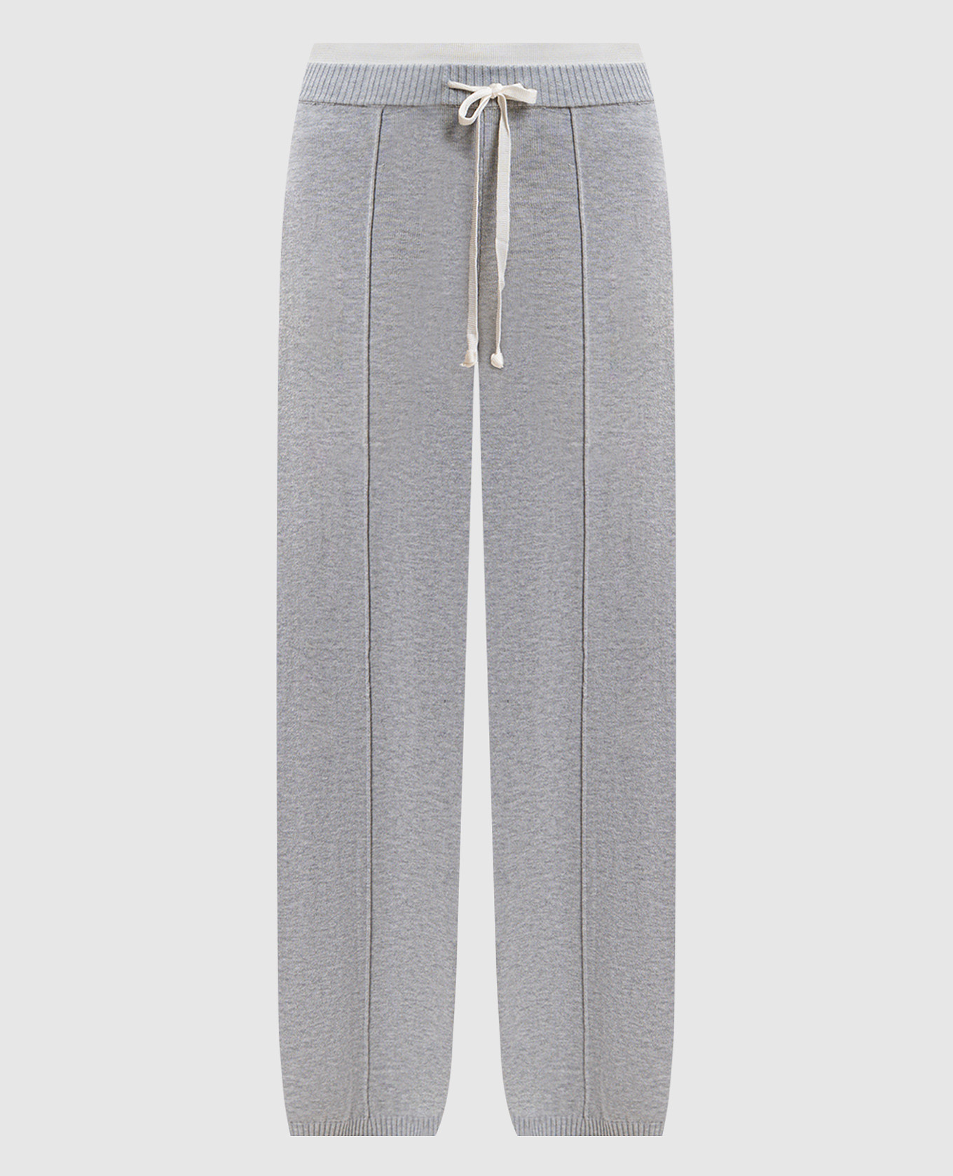 Серые спортивные брюки с логотипом