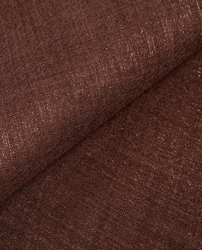 Brunello Cucinelli Коричневый палантин с кашемиром и шелком с люрексом MSCDAR097P