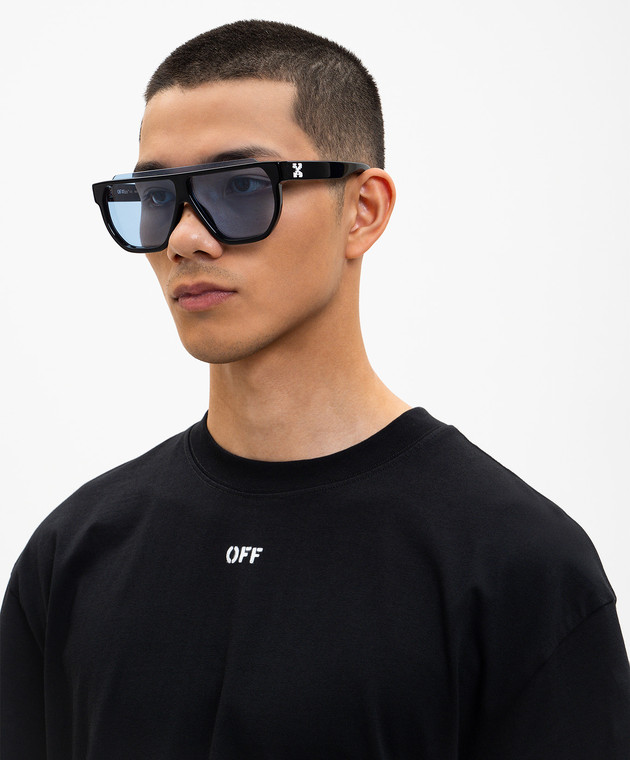 Off-White Черные очки Earth OW10491045133 изображение 2