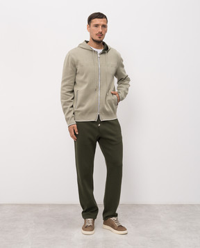 Stefano Ricci Зеленый спортивный костюм K616447FCRF26114P3D