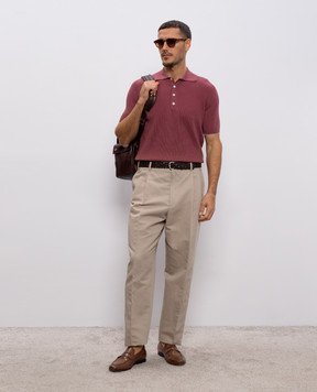 Brunello Cucinelli Рожеве поло M29400025