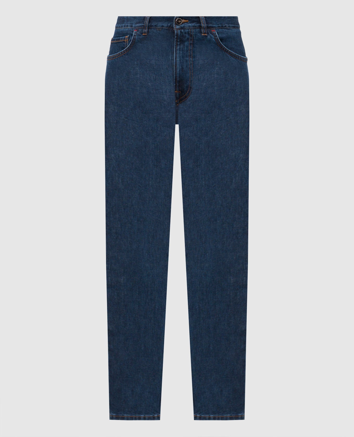 Синие джинсы с патчем