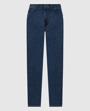 ISAIA Синие джинсы с патчем PND005DJ125