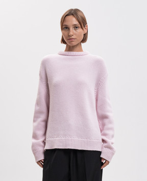 Jil Sander Розовый свитер из шерсти и кашемира J02GP0277J14860