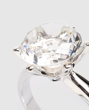 Sequenze Срібляста статуетка у вигляді каблучки Loversize PZ0211DI