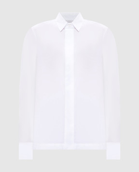Peserico Біла сорочка із шовком A067758928B