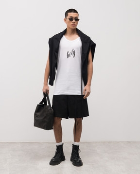 Ann Demeulemeester Белая майка Seva B0012393FA045