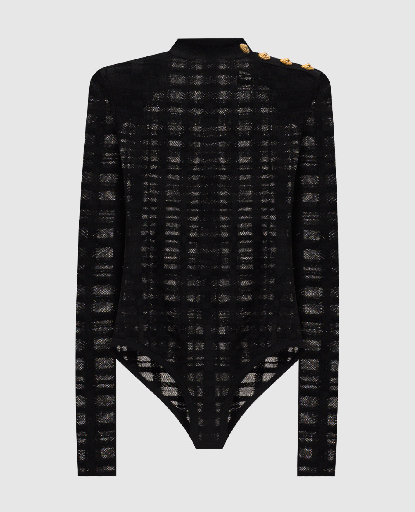 

Черное боди в клетку, Черный, Боди