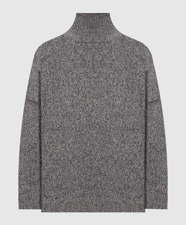 Max Mara Weekend Сірий светр BORGIA з вовни WKDBORGIA