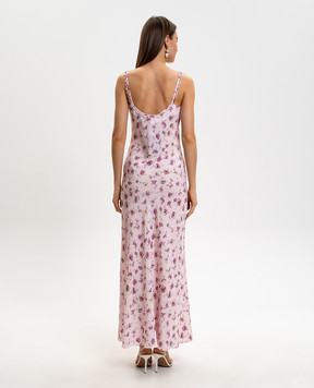 Twinset Рожева сукня в квітковий принт 261TP210D
