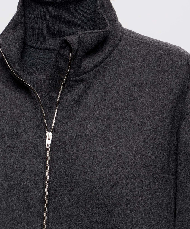 Jil Sander Сіра куртка з вовни J02SW0092J40364 зображення 5