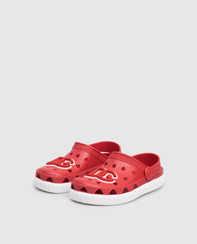 Dolce&Gabbana Дитячі червоні сабо DN0213AT079