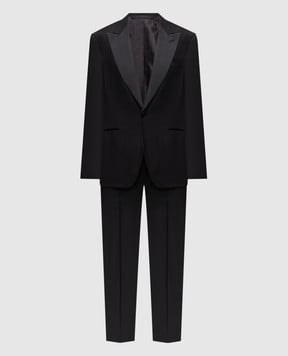 Stefano Ricci Чорний костюм з вовни M2SFFI1S26HB